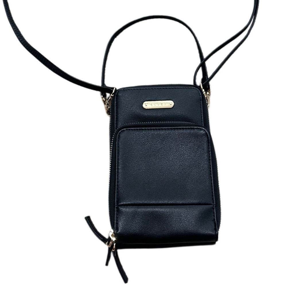 Cluci Multi-use Purse Wallet Crossbody Leather Bag
